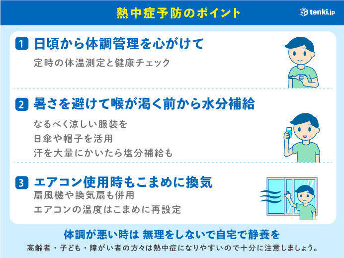 曇りや雨でも30℃以上の真夏日続出　週末は東京34℃　猛暑日の所も　熱中症に警戒