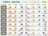 「中国地方　明日18日も黄砂　明後日は貴重な日差しも熱中症注意」の画像3