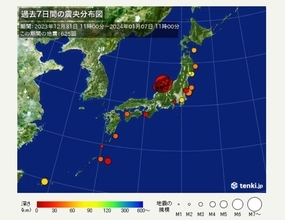 令和6年能登半島地震　元日から最大震度5弱以上は15回　大雨や大雪に注意