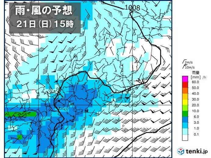関東週間　18日(木)も黄砂と急な雨に注意　21日(日)は沿岸部で雨風強まる