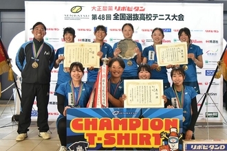 相生学院が2年ぶり5度目のV。大商学園との3年連続対決を制し、選抜の頂点へ[第48回全国選抜高校テニス]