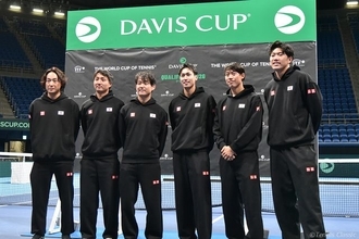 望月慎太郎と綿貫陽介をシングルスに起用 控えに回った錦織圭も「全力でサポートしたい」とチーム一丸の勝利目指す[デ杯オーストリア戦]
