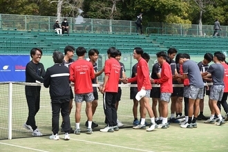 「第48回全国選抜高校テニス」男子は四日市工と関西、女子は相生学院と大商学園が決勝進出