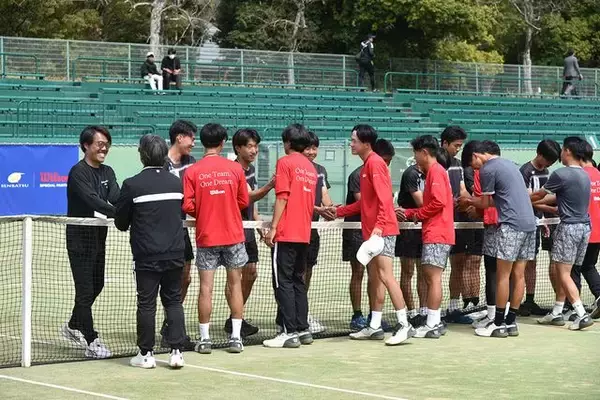 「第48回全国選抜高校テニス」男子は四日市工と関西、女子は相生学院と大商学園が決勝進出