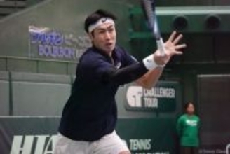 綿貫陽介 3年ぶり4度目のベスト4！準決勝で第1シードと激突「のびのびプレーしたい」[兵庫ノアチャレンジャー]