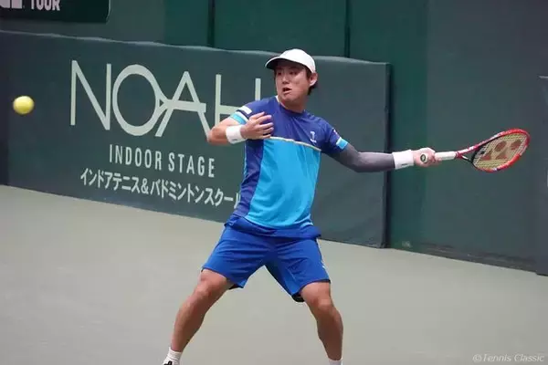 西岡良仁 左肩の負傷で2回戦を前に棄権。「今週だけでも持ってほしい」願いかなわず[兵庫ノアチャレンジャー]