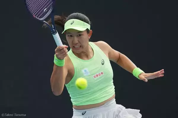 内島萌夏、グランドスラム初の3回戦進出ならず。元世界12位メルテンスの牙城を崩せずストレートで敗れる[全豪オープン]