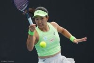 内島萌夏、グランドスラム初の3回戦進出ならず。元世界12位メルテンスの牙城を崩せずストレートで敗れる[全豪オープン]