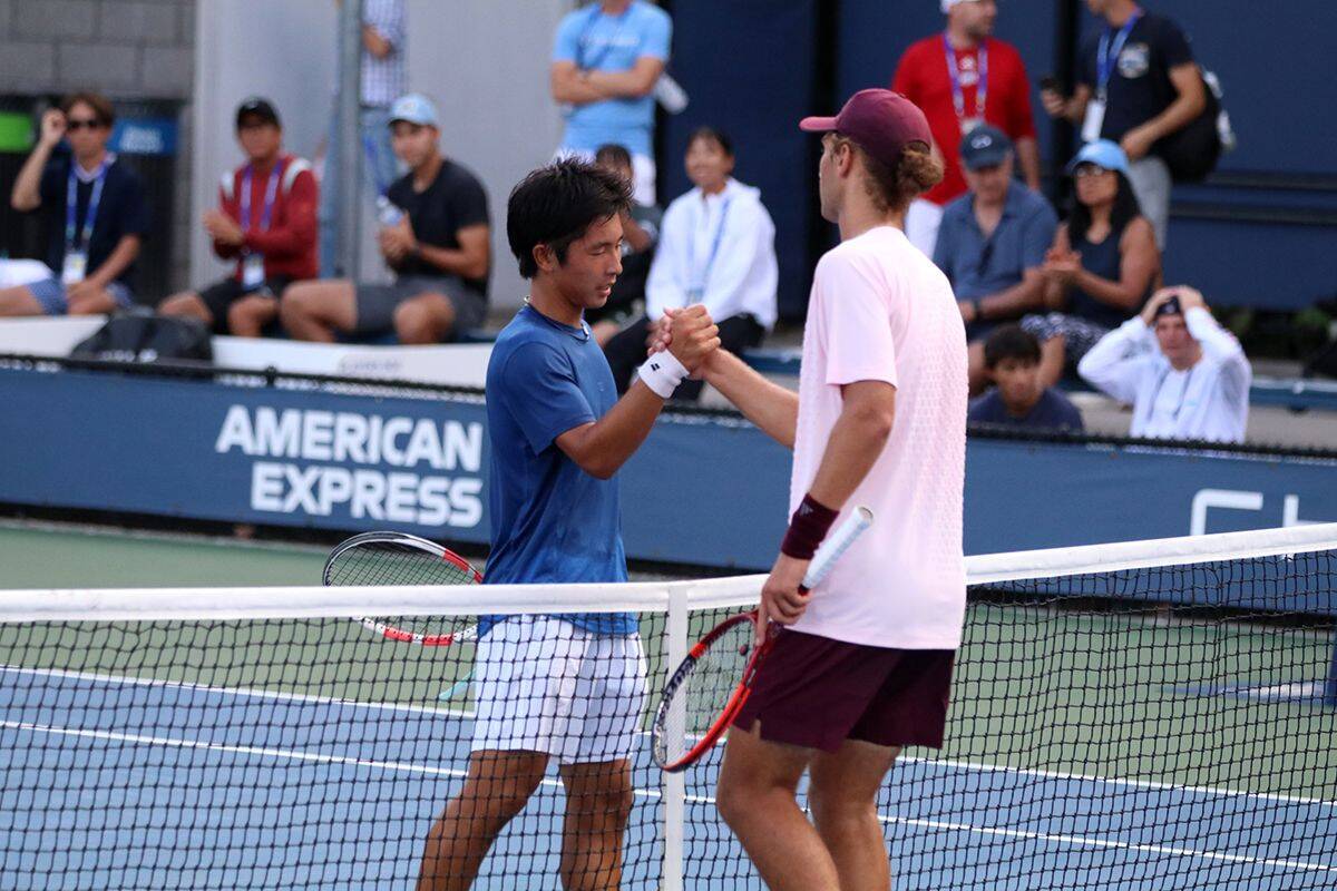 【全米オープンジュニア遠征レポート】櫻井義浩、本戦1回戦で英国の壁に屈する。善戦実らずもダブルスへ意気込む