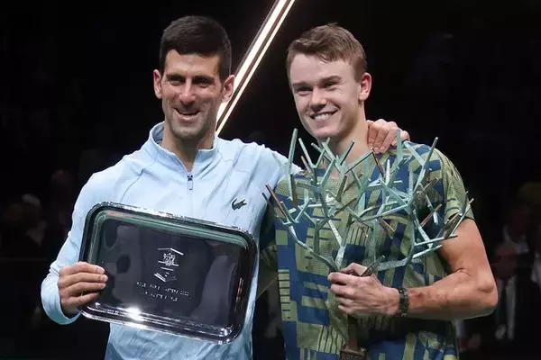 ジョコビッチ、準優勝には「がっかり」も19歳ルーネを称える「冷静さと成熟さが印象的」[ロレックス・パリ・マスターズ]