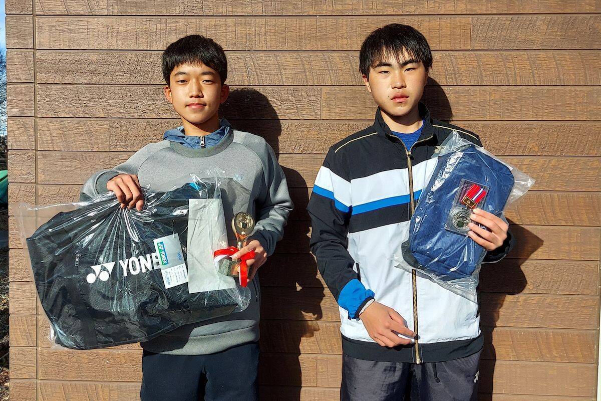 ジュニアの登竜門「むさしの村ニューイヤージュニアテニストーナメント」18歳以下シングルス男子は佐藤怜が、女子は井坂理乃が優勝！