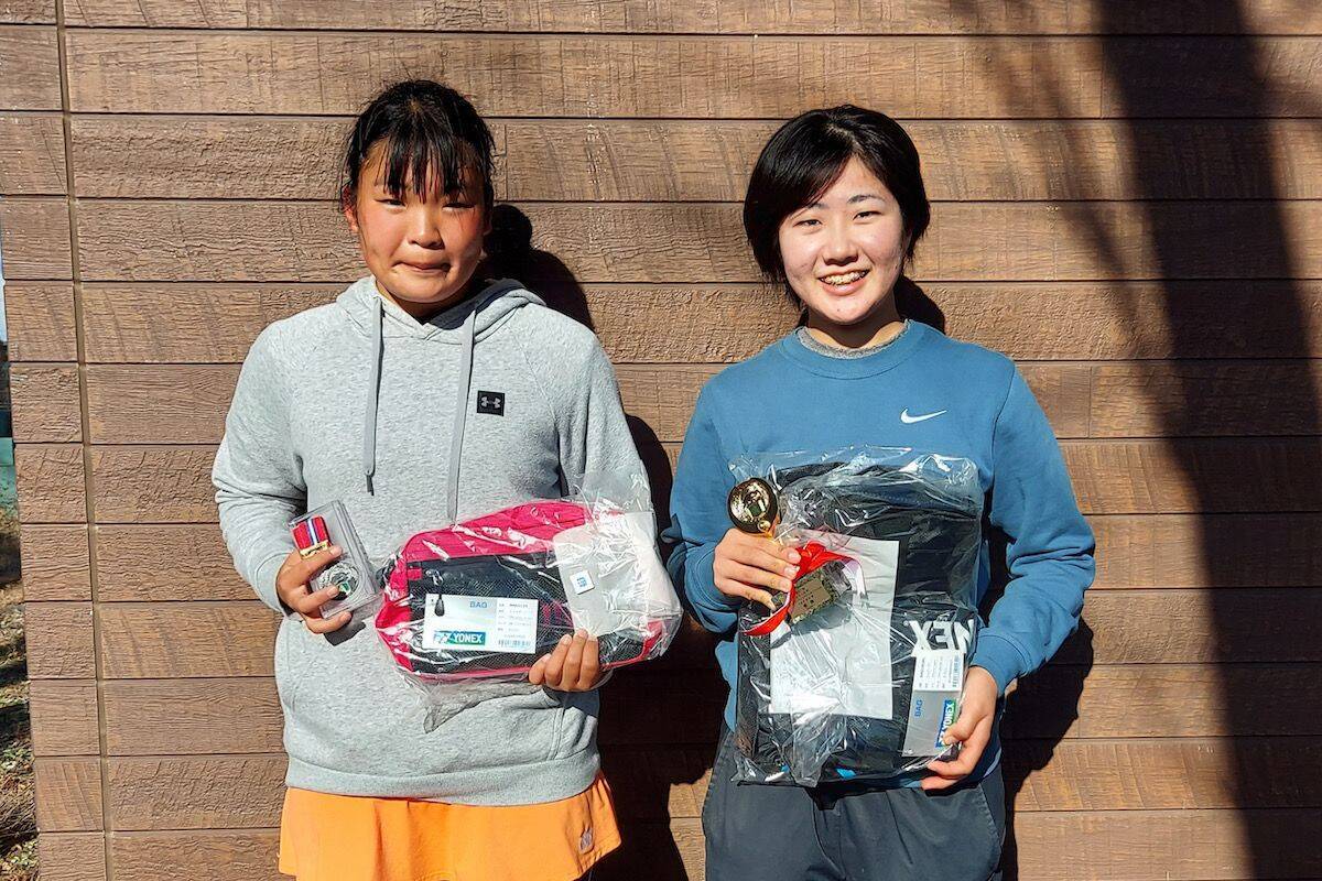 ジュニアの登竜門「むさしの村ニューイヤージュニアテニストーナメント」18歳以下シングルス男子は佐藤怜が、女子は井坂理乃が優勝！