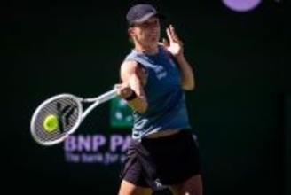 シフィオンテク、「女子テニス界のフェデラー」と絶賛するムホバに快勝し5年連続の8強入り[BNPパリバ・オープン]