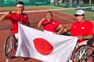 [車いすテニス奮闘記・小田凱人]「日本ジュニア代表として世界一になれました!!」