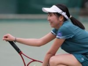 伊藤あおいが逆転でベスト8進出。腰の疲労骨折から復帰5大会目、「試合をやるしかない」と体力不足も実戦で磨く[富士薬品セイムスウィメンズカップ]