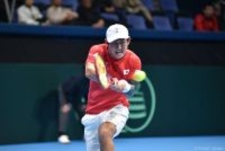 西岡良仁が最終戦で奮闘も逆転負けを喫す　日本はオーストリアに2勝3敗で敗れる[デビスカップ・ファイナル予選]