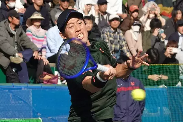 錦織圭、復帰戦は2回戦敗退。元ジュニア世界1位の若手有望株にフルセットで屈するも4連戦を完走[ティオンビル・オープン]