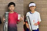 「「第10回むさしの村ジュニアテニストーナメント：5月」14歳以下男女王者が決定。長澤湊都と榊美莉羽が優勝」の画像1