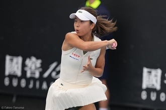 本玉真唯が接戦を制して予選2回戦進出[ウィンブルドン]