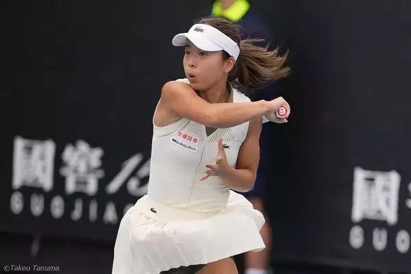 本玉真唯が接戦を制して予選2回戦進出[ウィンブルドン]