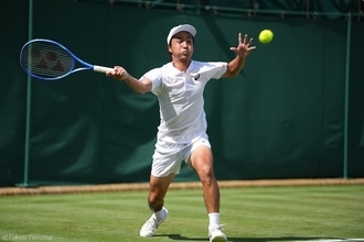 望月慎太郎が2年連続のウィンブルドン本戦へ！ 予選決勝で約3時間の熱戦制す