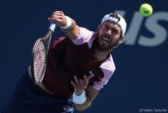 カチャノフがキリオスを下しグランドスラム初のベスト4! 3時間半超の熱戦制す[USオープン]