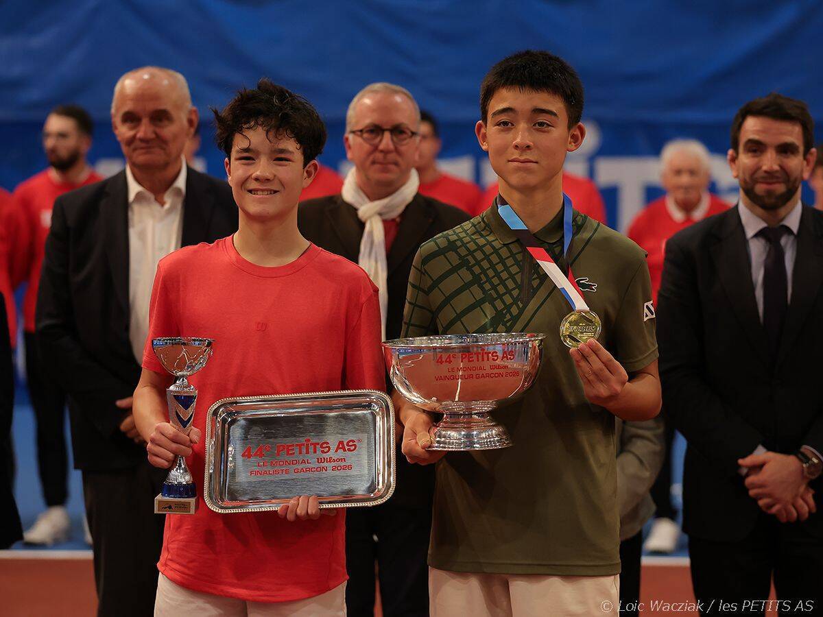 オトリエ龍馬 世界最高峰のジュニア大会「プチザス」で日本人初の快挙！最速188キロのサーブ武器に、わずか45分の圧倒劇で頂点へ