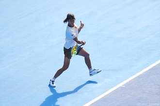 19歳の坂本怜 快勝で本戦入りに王手！何もできず敗れたデビュー戦から1年で「人生で一番のプレーだった」[木下グループジャパンOP]