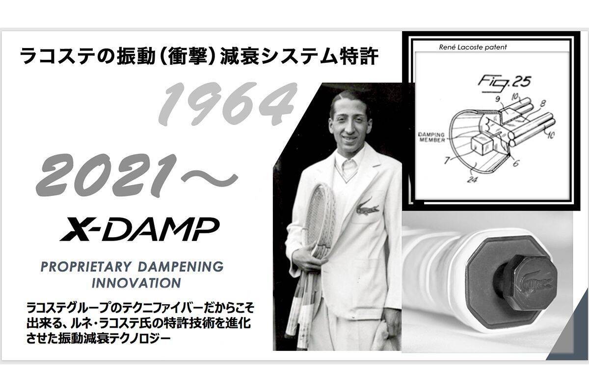 「振動減衰システム」のパイオニア！ ルネ・ラコステが生んだ【Tecnifibre『X-DAMP』 ／GEAR SELECTION TENNIS EYE】