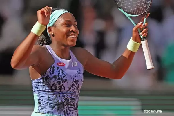 18歳ガウフが初のグランドスラム決勝進出、トレビザンをストレートで下す[全仏オープン]