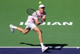 シナー、20歳の新鋭ティエンを圧倒し2年ぶり4強「大きな舞台のために練習してきた」[BNPパリバ・オープン]