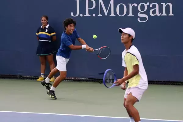 【全米オープンジュニア遠征レポート】櫻井義浩／奈良恒輝ペア、欧州コンビの堅牢なサーブに阻まれ2回戦敗退。ベスト8進出ならずも確かな足跡を残す