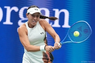 昨年準Vのペグラ 世界58位リーとのアメリカ勢対決を制して8強。大会前の「最悪の気分」から“脱出ゲーム”で心機一転[全米オープン]