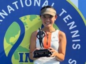 岩佐綾香、IMGアカデミー国際テニス選手権14歳以下で日本人初の栄冠