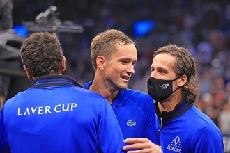 US新王者メドベージェフらの勝利で欧州選抜が2日目全勝。11-1と世界選抜を追い込む [レーバーカップ]