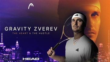 HEAD「GRAVITY ZVEREV 2026」シリーズが登場！全仏王者ズベレフ仕様の限定デザインモデルが発売