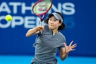 日比野菜緒、アメリカ期待の16歳をストレートで撃破し予選2回戦へ[全米オープン]