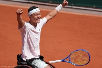 「ここでは負けられない」小田凱人が全仏4連覇達成！国枝慎吾に並ぶ快挙、年間グランドスラムへ前進[全仏オープン]