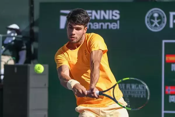 アルカラスがルードを圧倒し5年連続の8強入り。次戦のノリー戦へ「前回負けた借りを返したい」[BNPパリバ・オープン]