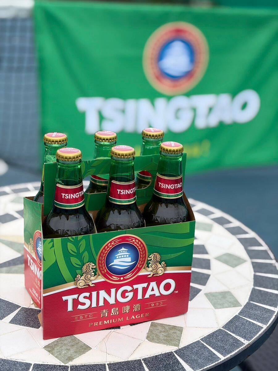 尾﨑里紗・加治遥、世界的ビールブランド「TSINGTAOビール」とスポンサー契約締結　グランドスラムへ心強い後押し
