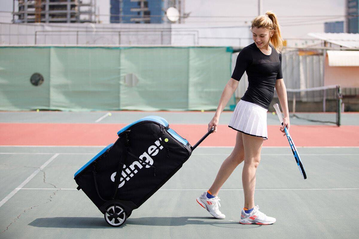 買うなら今がおトク！ テニス球出し機「Slinger Bag(スリンガーバッグ 