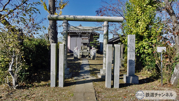 つくばエクスプレス【駅ぶら】074　流山おおたかの森駅 その16　平方村新田稲荷神社　西深井91-2先