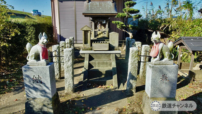 つくばエクスプレス【駅ぶら】074　流山おおたかの森駅 その16　平方村新田稲荷神社　西深井91-2先