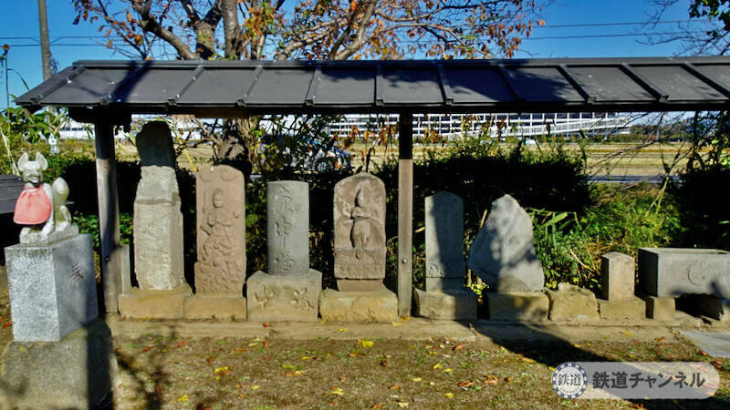 つくばエクスプレス【駅ぶら】074　流山おおたかの森駅 その16　平方村新田稲荷神社　西深井91-2先
