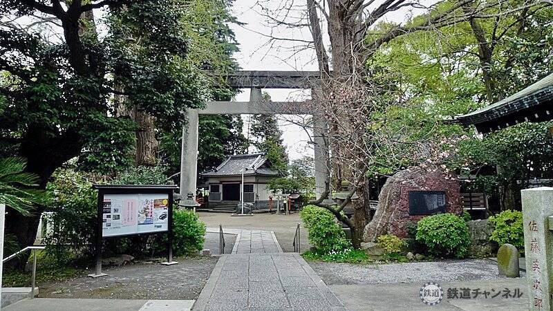葛西神社です【駅ぶら05】京成金町線299