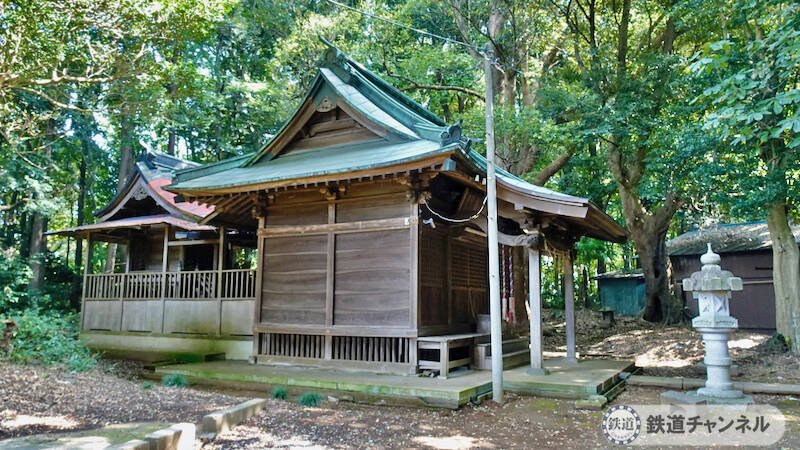 つくばエクスプレス【駅ぶら】056　流山セントラルパーク駅　その10　思井熊野神社　庚申塔