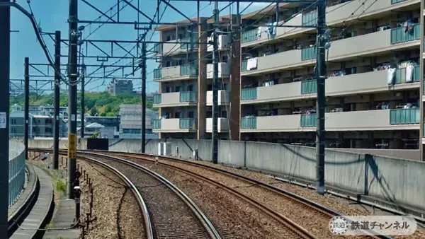 「前面展望「京王多摩センター駅」から「京王堀之内駅」【駅ぶら】06京王電鉄341　相模原線61」の画像