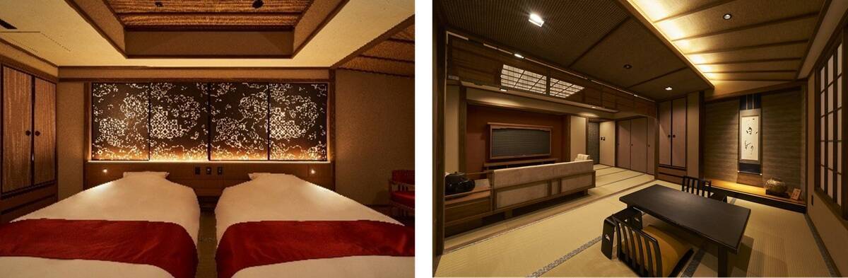 「京都駅」から無料送迎も！嵐電「御室仁和寺駅」徒歩2分の新湯宿『京都 御室 花伝抄』、仁和寺が目の前！ 鉄道旅に最適（5/24プレオープン）