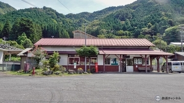 中山道の39番目の宿場･須原宿【木造駅舎カタログ】中央本線16/243　須原駅