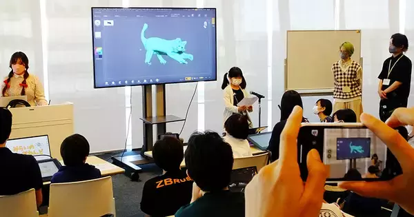 「小学生が3DCGを初体験！3Dデザイン界で活躍するクリエイターがワコム液タブとZBrushで躍動感の基礎を伝授」の画像